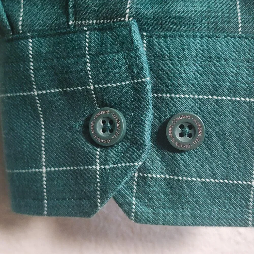 Dixxon Flannel Company Shirt Mens Extra Large Green The Wreath Plaid Flannel